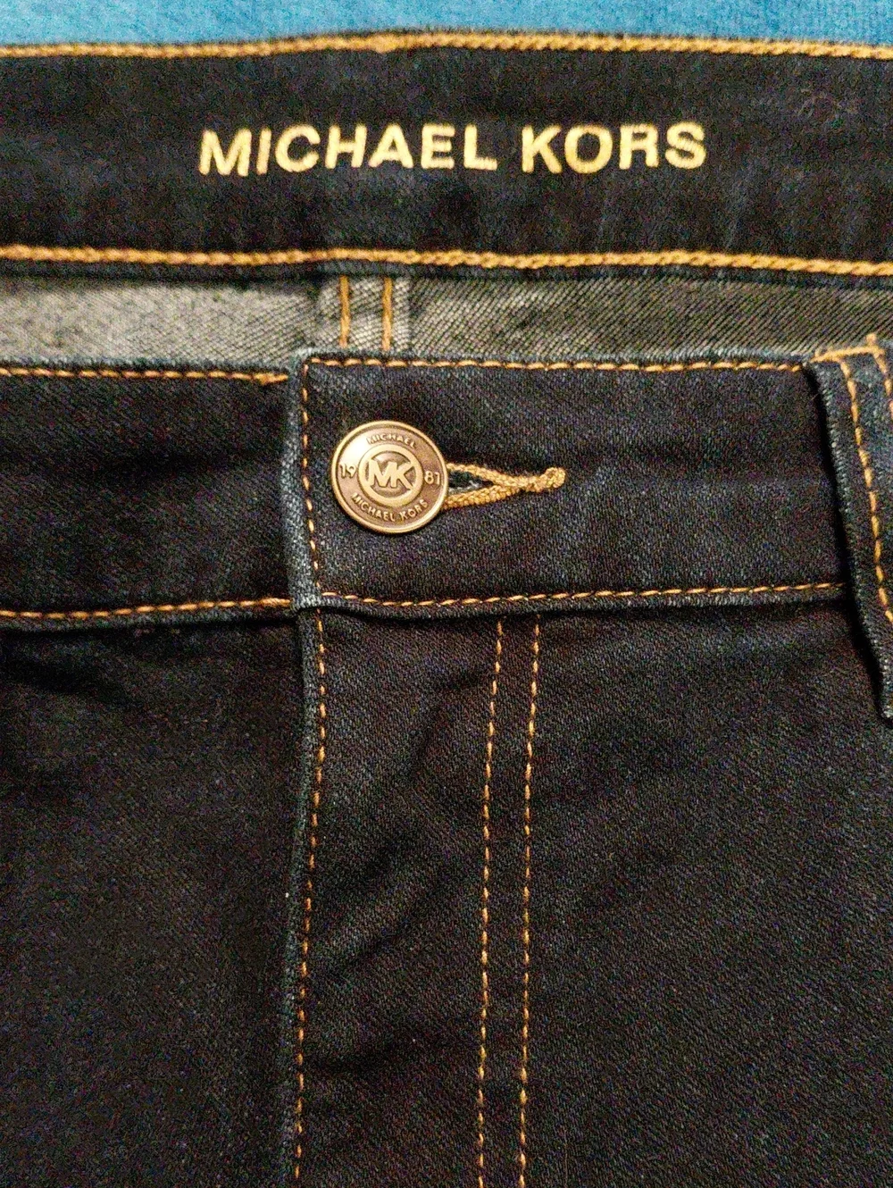Michael Kors Women's Dark Blue Denim Shorts. Size 6, Perfect Condition.